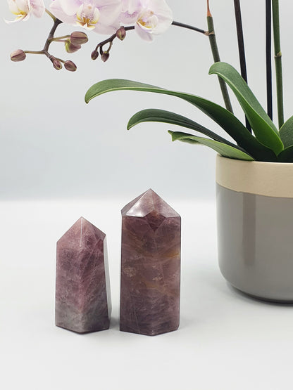 Dark Rose Quartz Tower