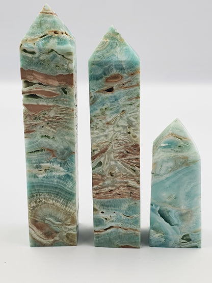 Blue Aragonite Tower