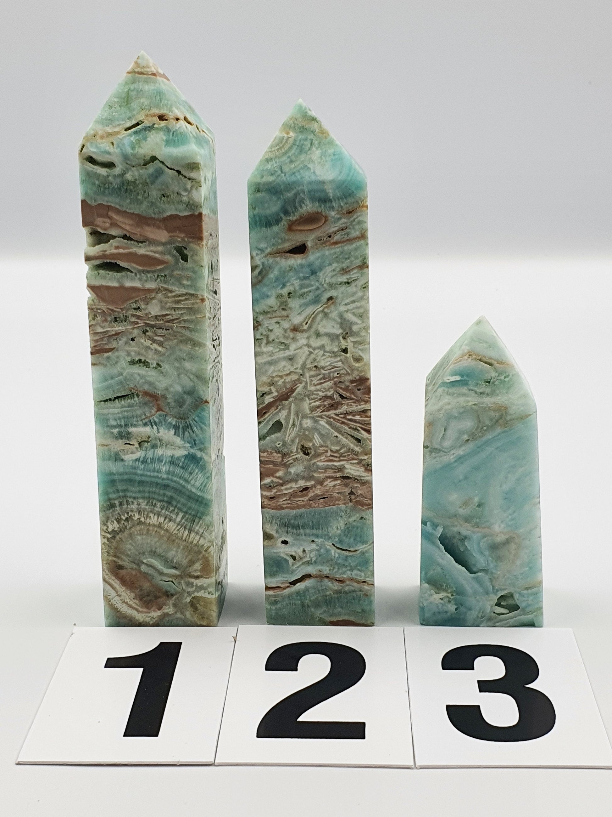 Blue Aragonite Tower