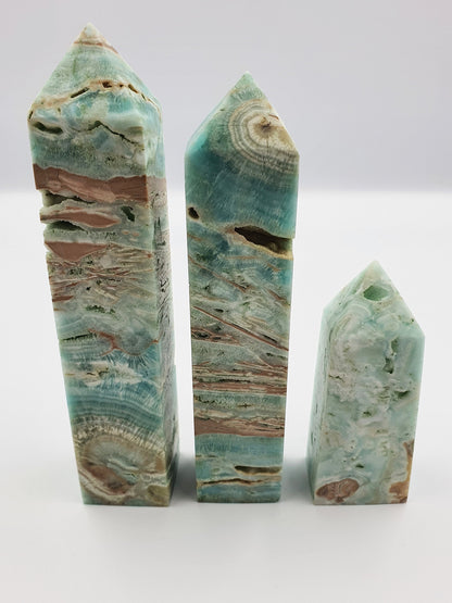 Blue Aragonite Tower