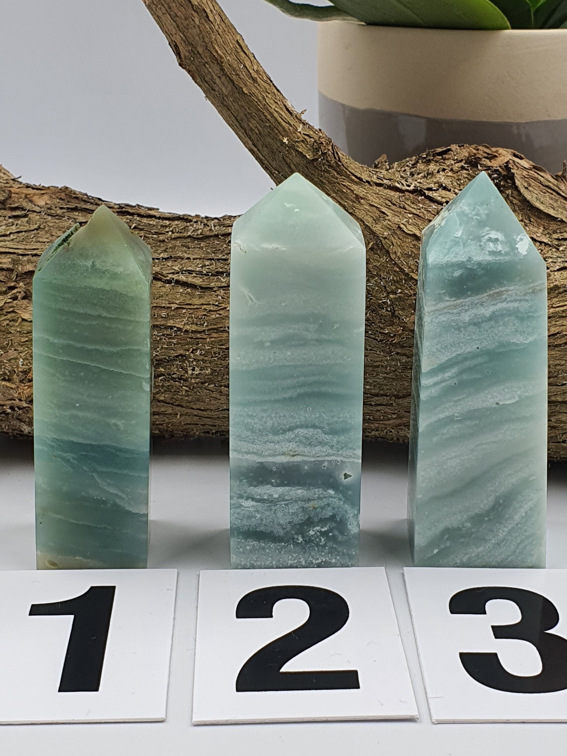 Blue Sky Calcite Tower