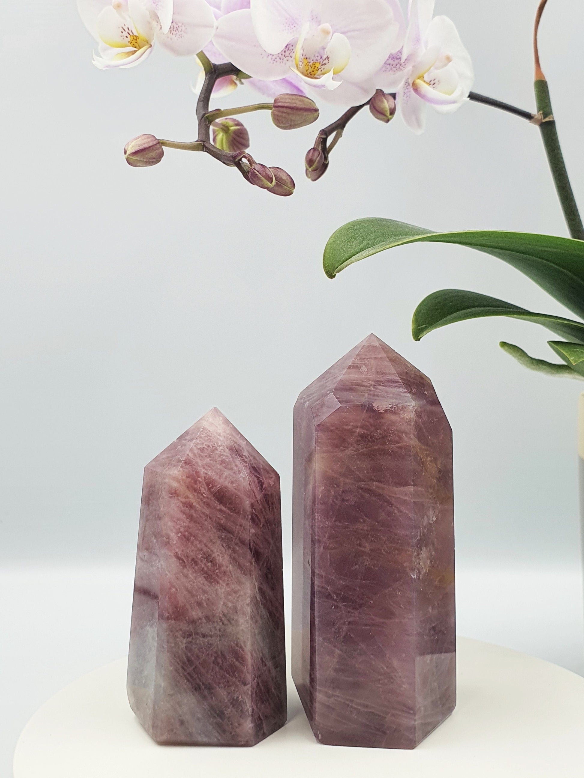 Dark Rose Quartz Tower