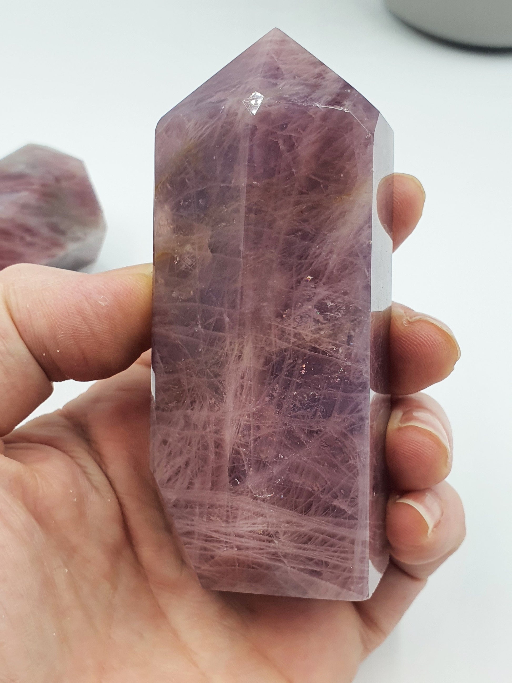 Dark Rose Quartz Tower