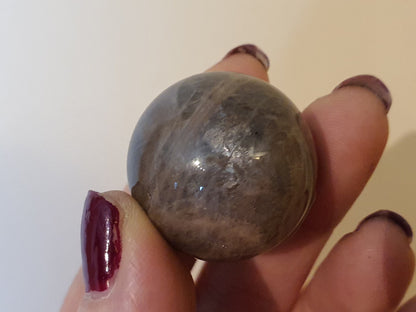 Flashy Black Moonstone Sphere