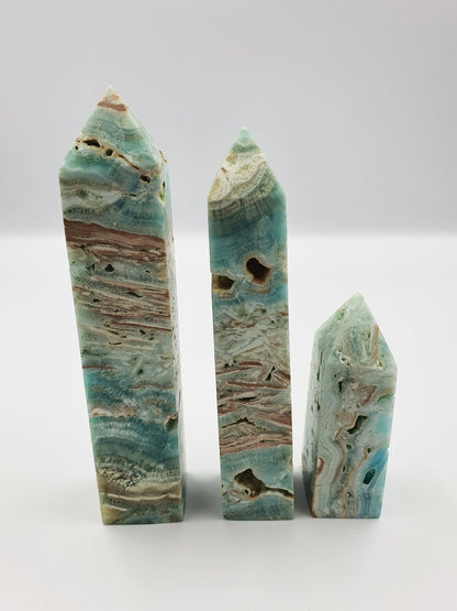 Blue Aragonite Tower