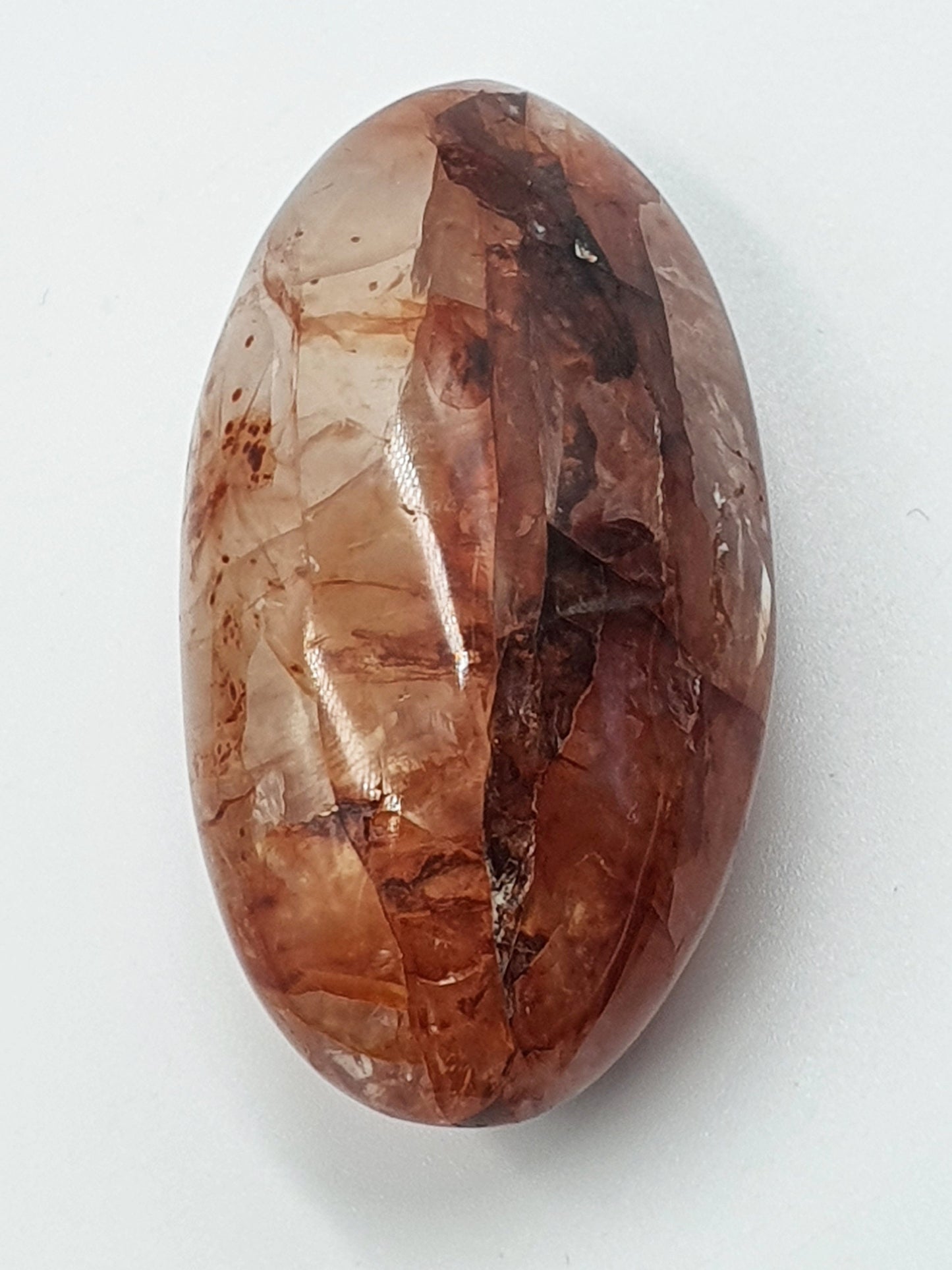 Fire Quartz Crystal Palm