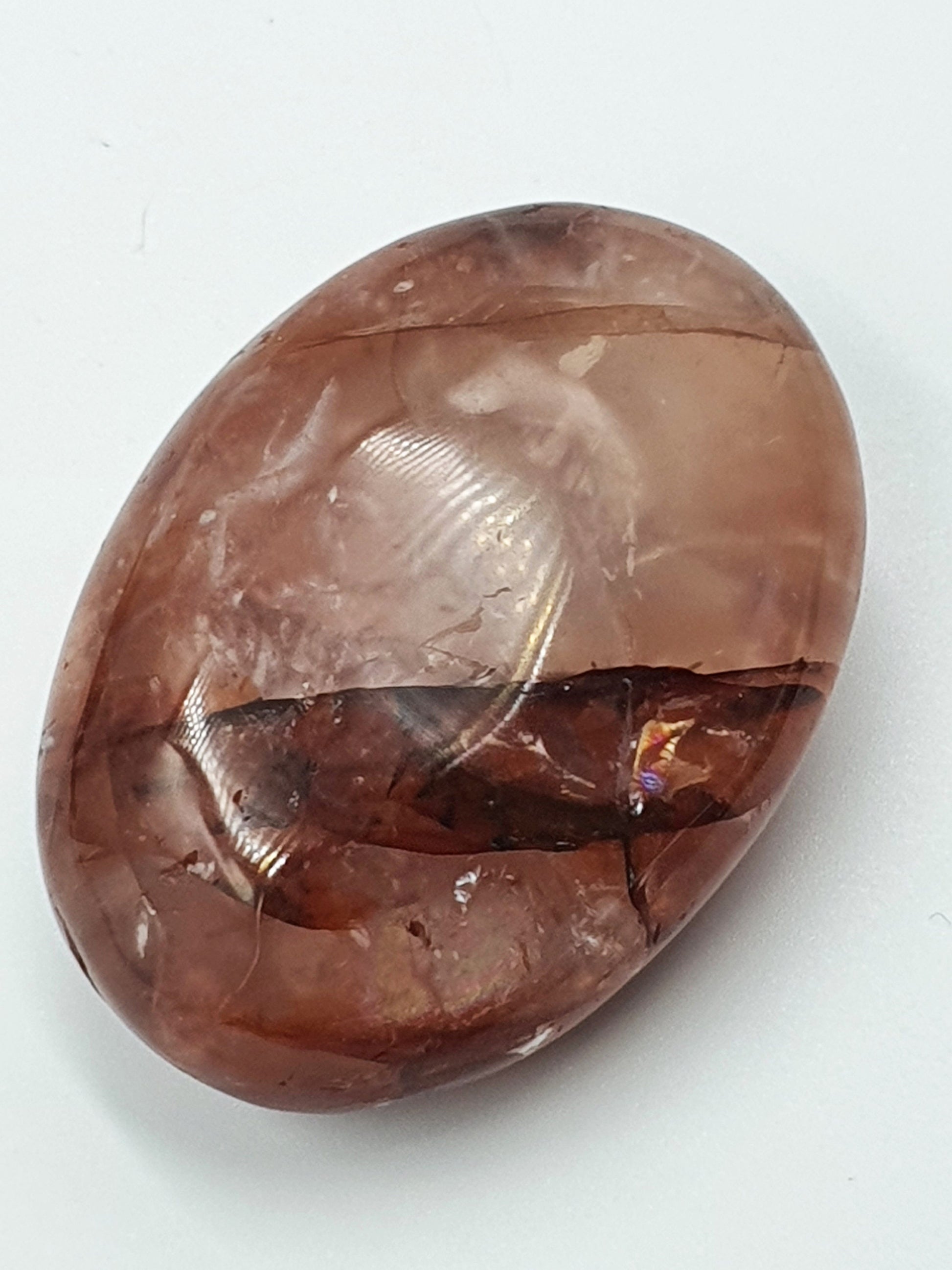 Fire Quartz Crystal Palm