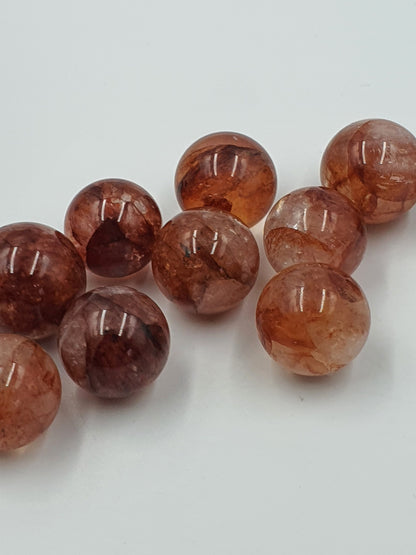 Fire Quartz (Hematoid) Mini Sphere- 20mm