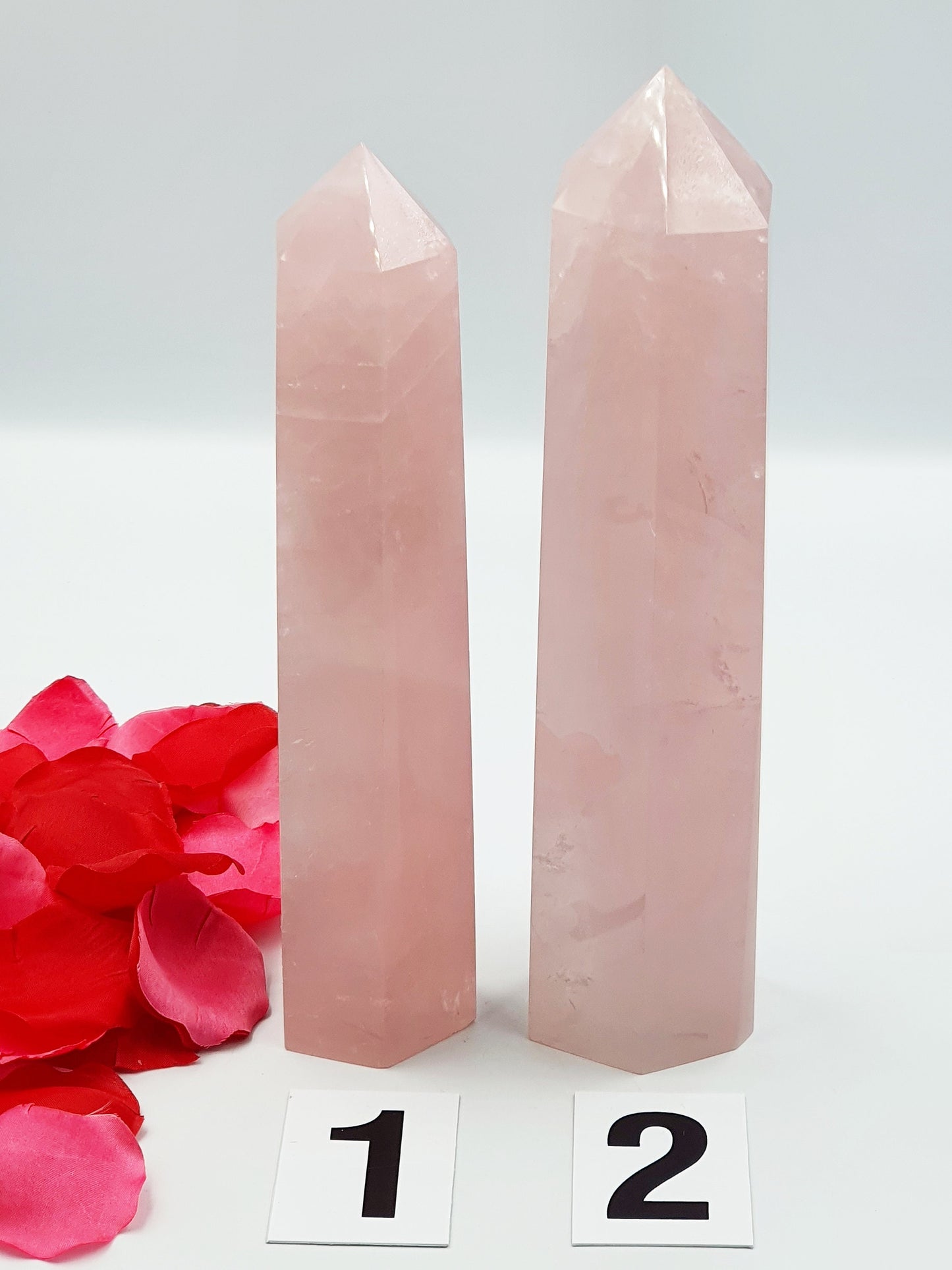 Large Rose Quartz Tower