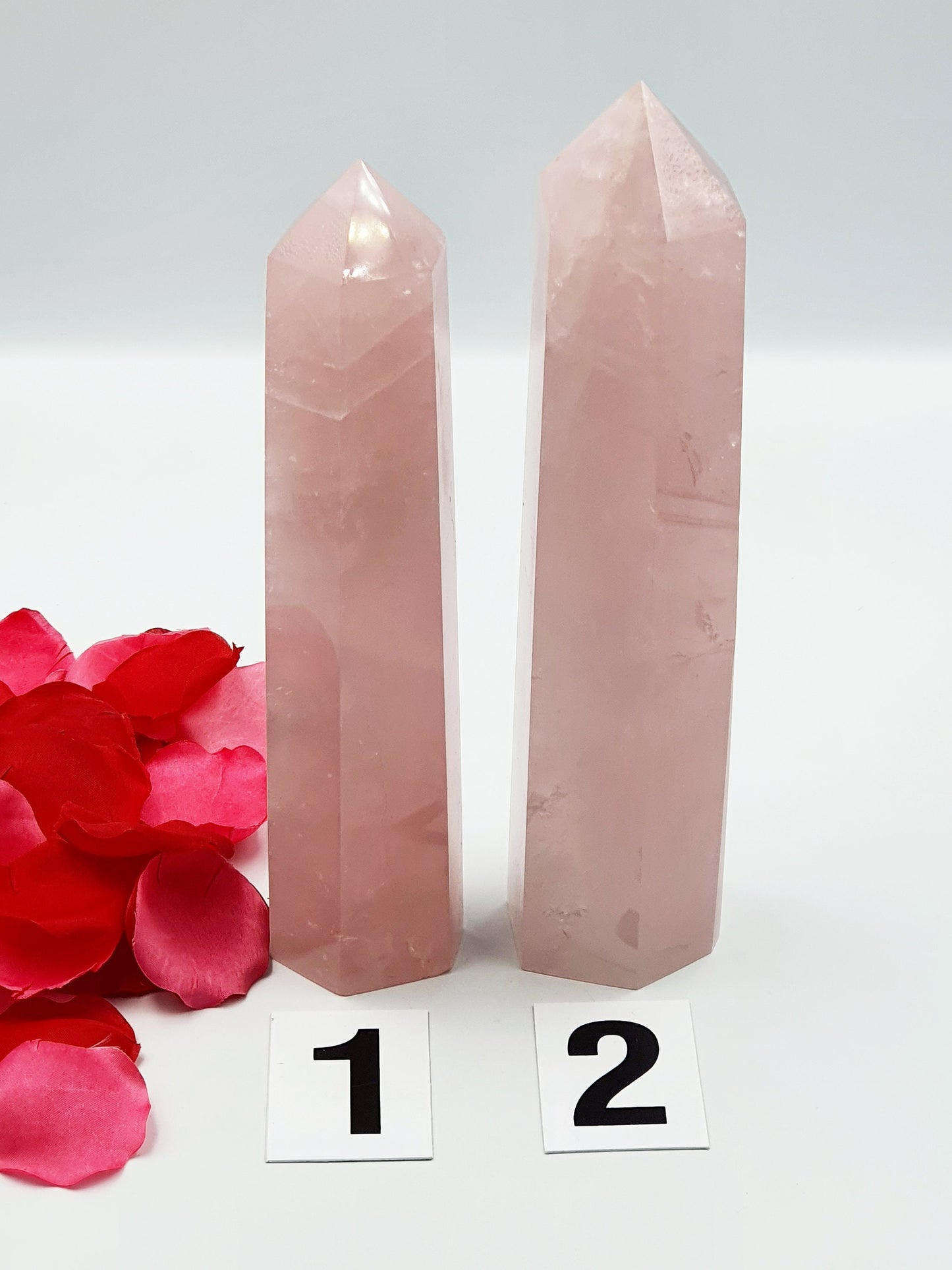 Large Rose Quartz Tower