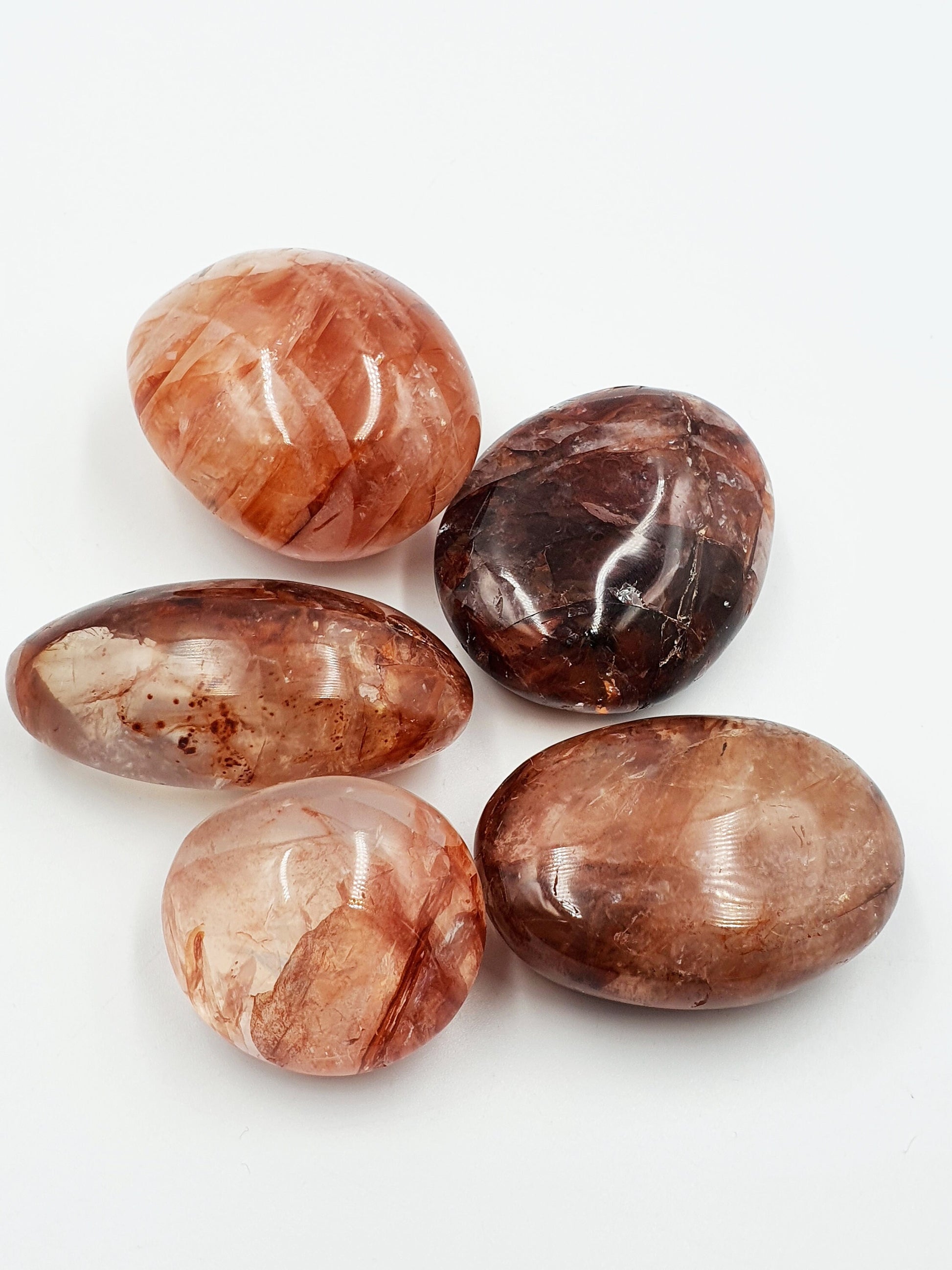 Fire Quartz Crystal Palm