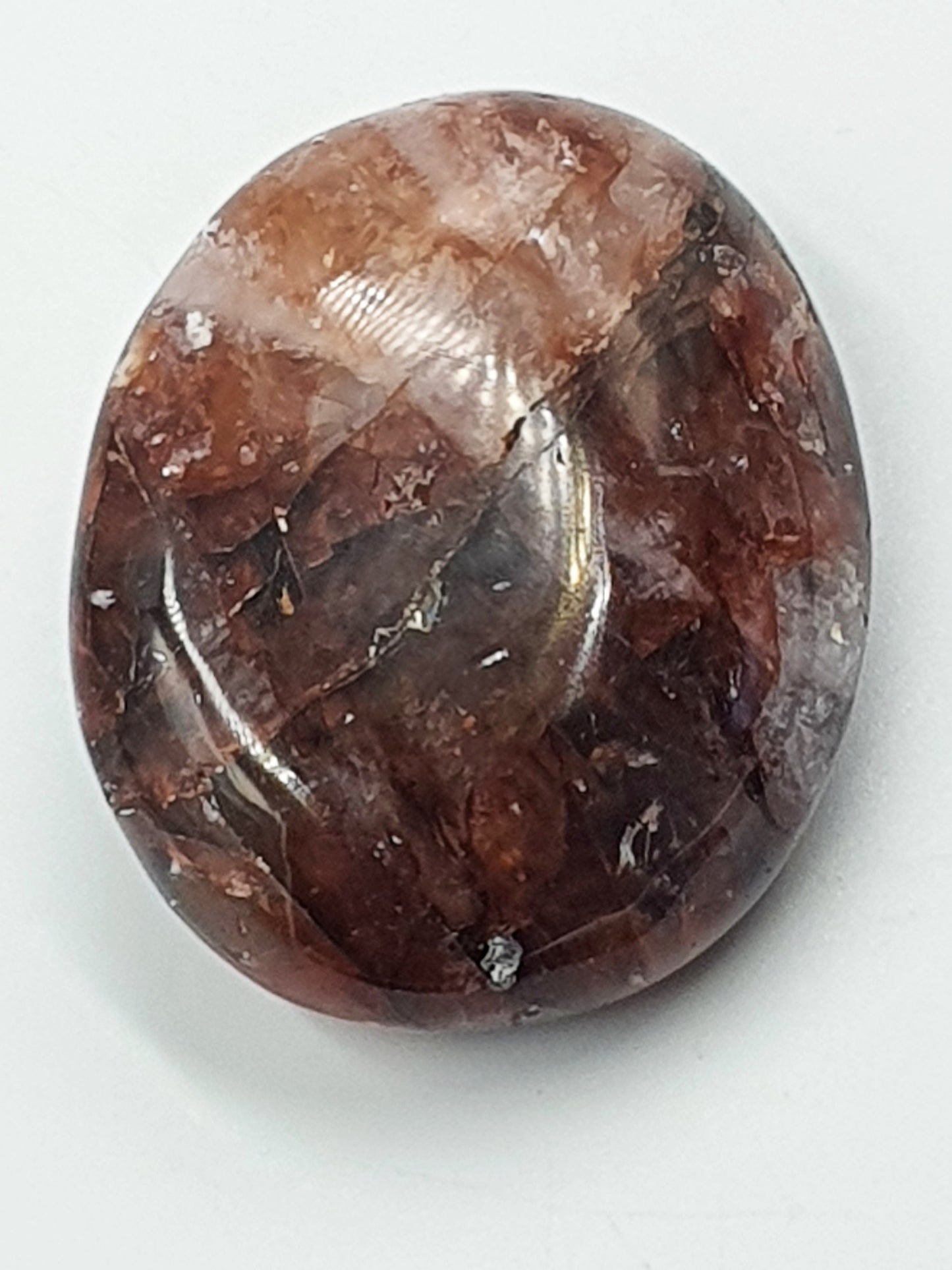 Fire Quartz Crystal Palm