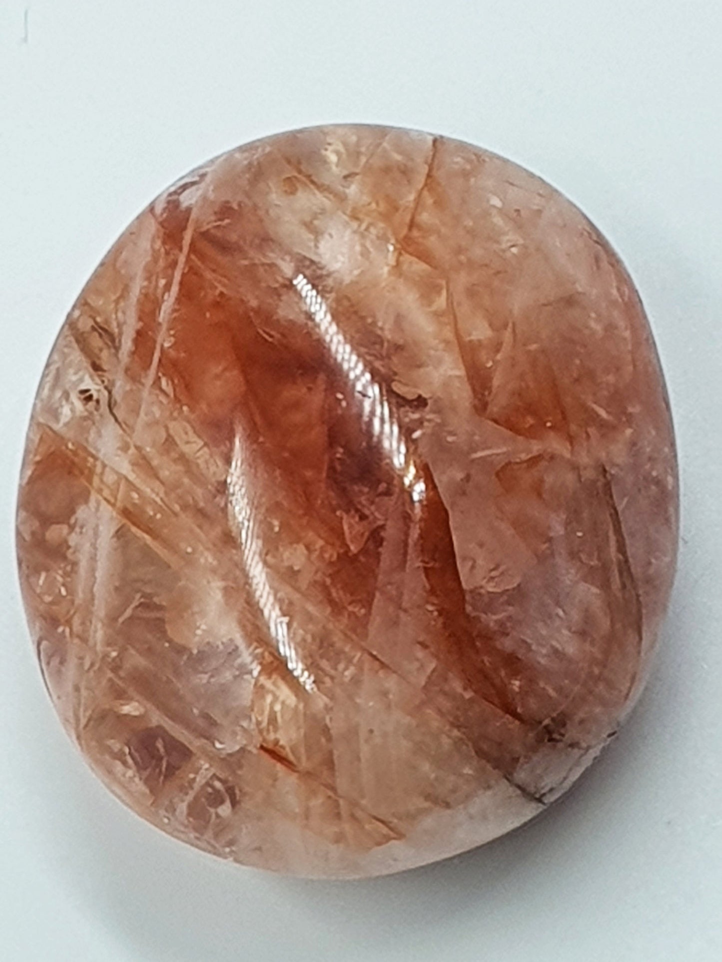 Fire Quartz Crystal Palm