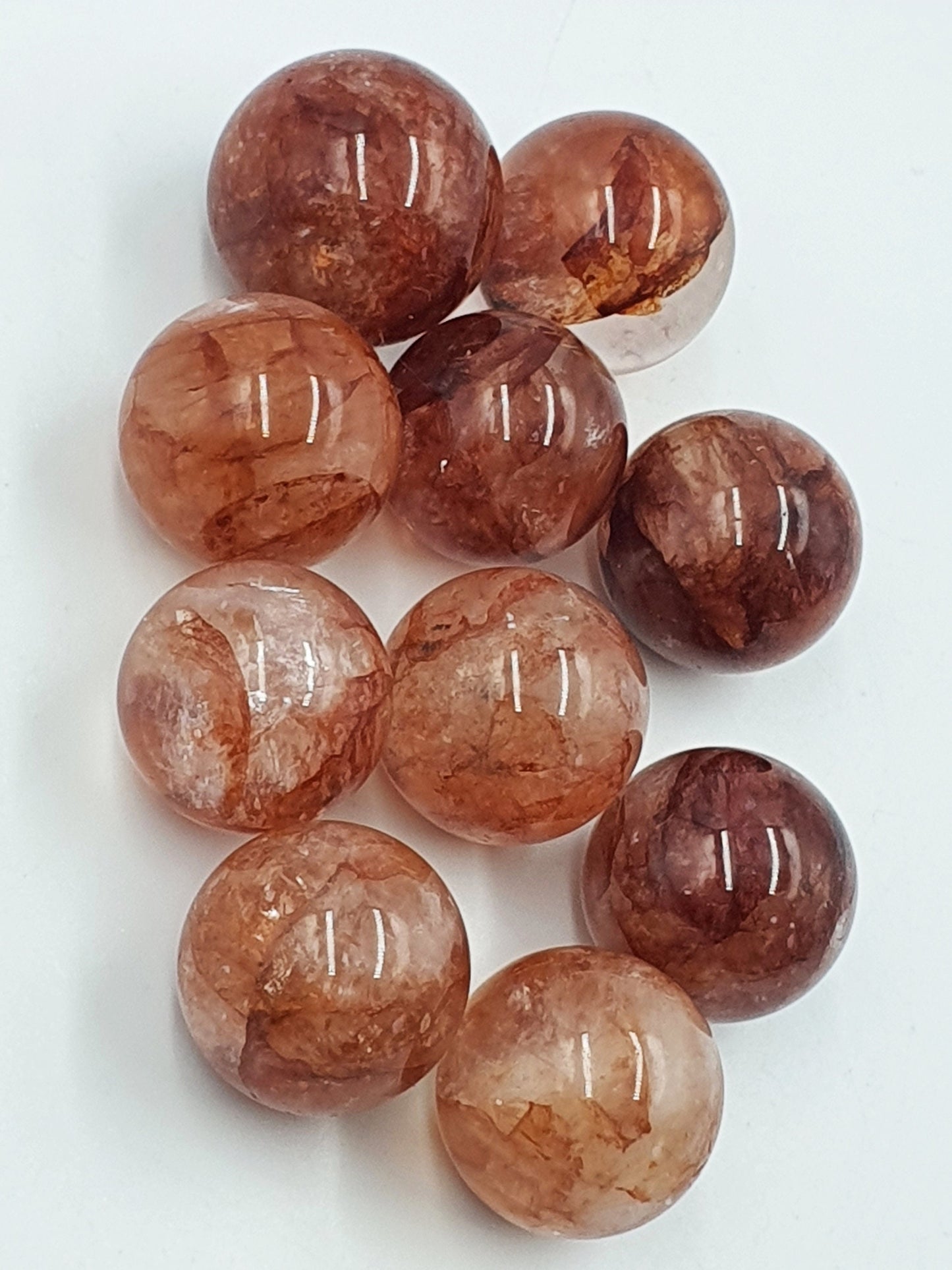 Fire Quartz (Hematoid) Mini Sphere- 20mm