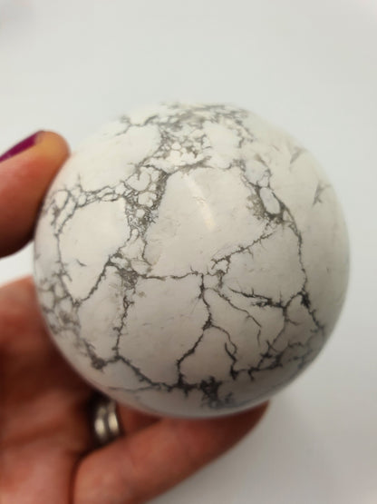 Large Howlite Sphere