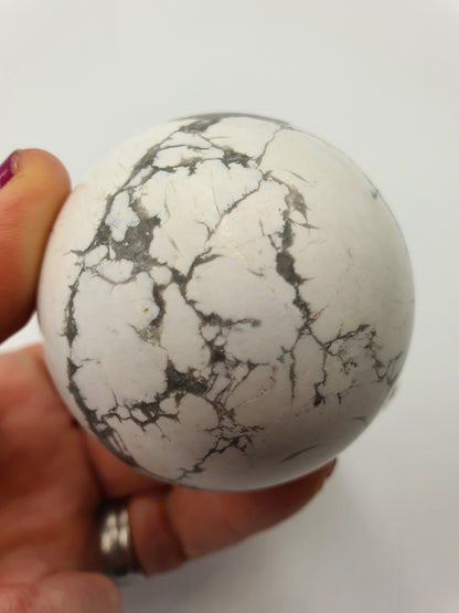 Large Howlite Sphere