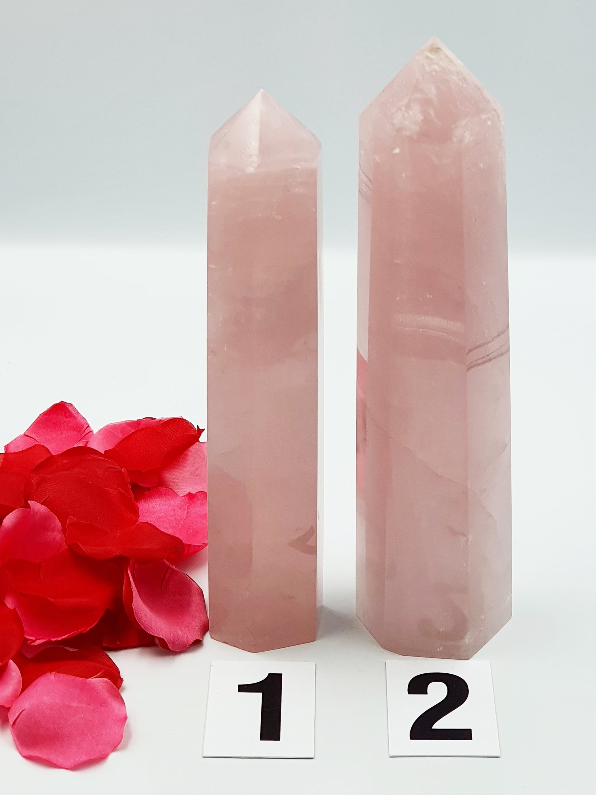 Large Rose Quartz Tower