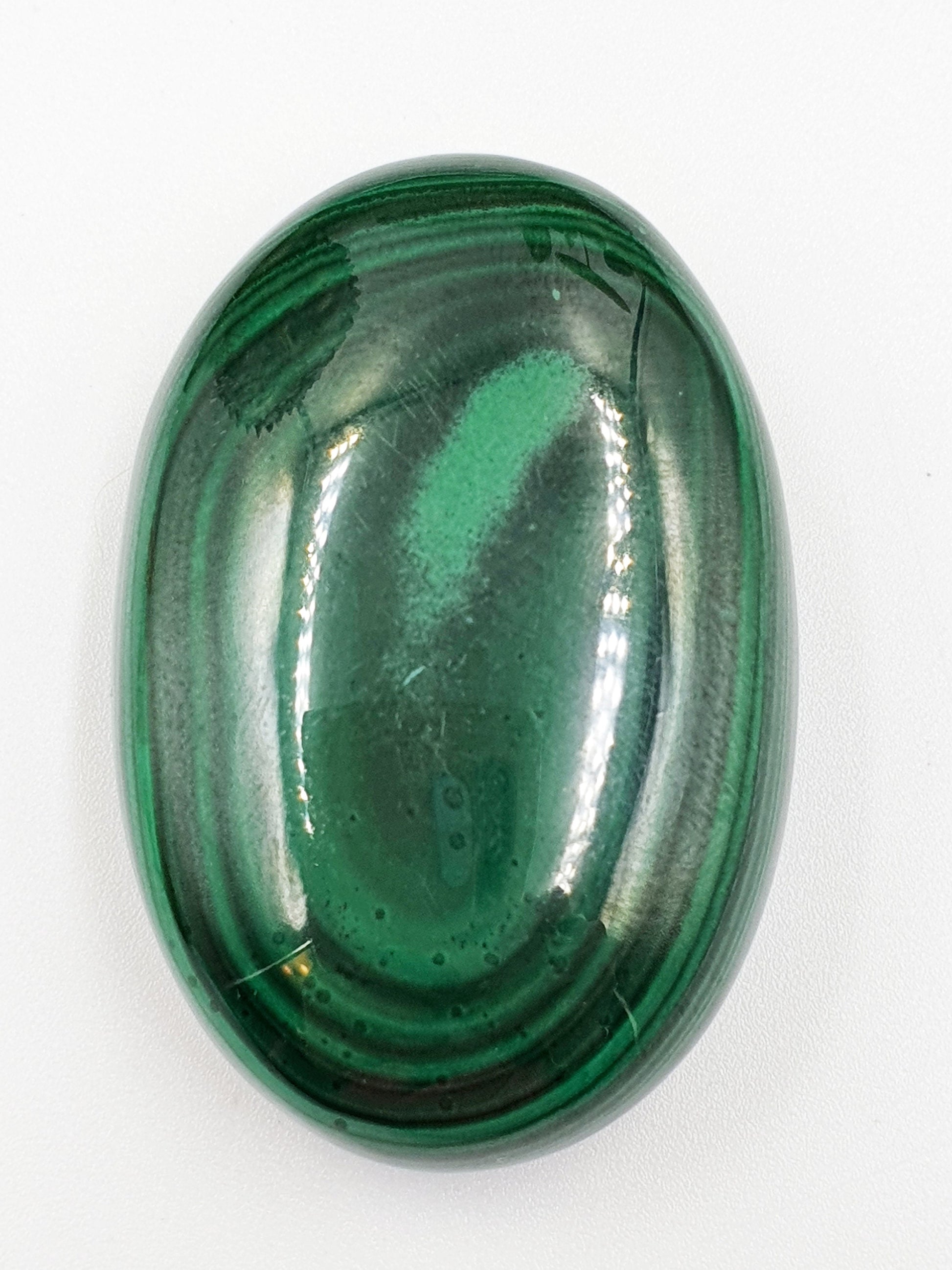 Natural Silky Smooth Malachite Palm