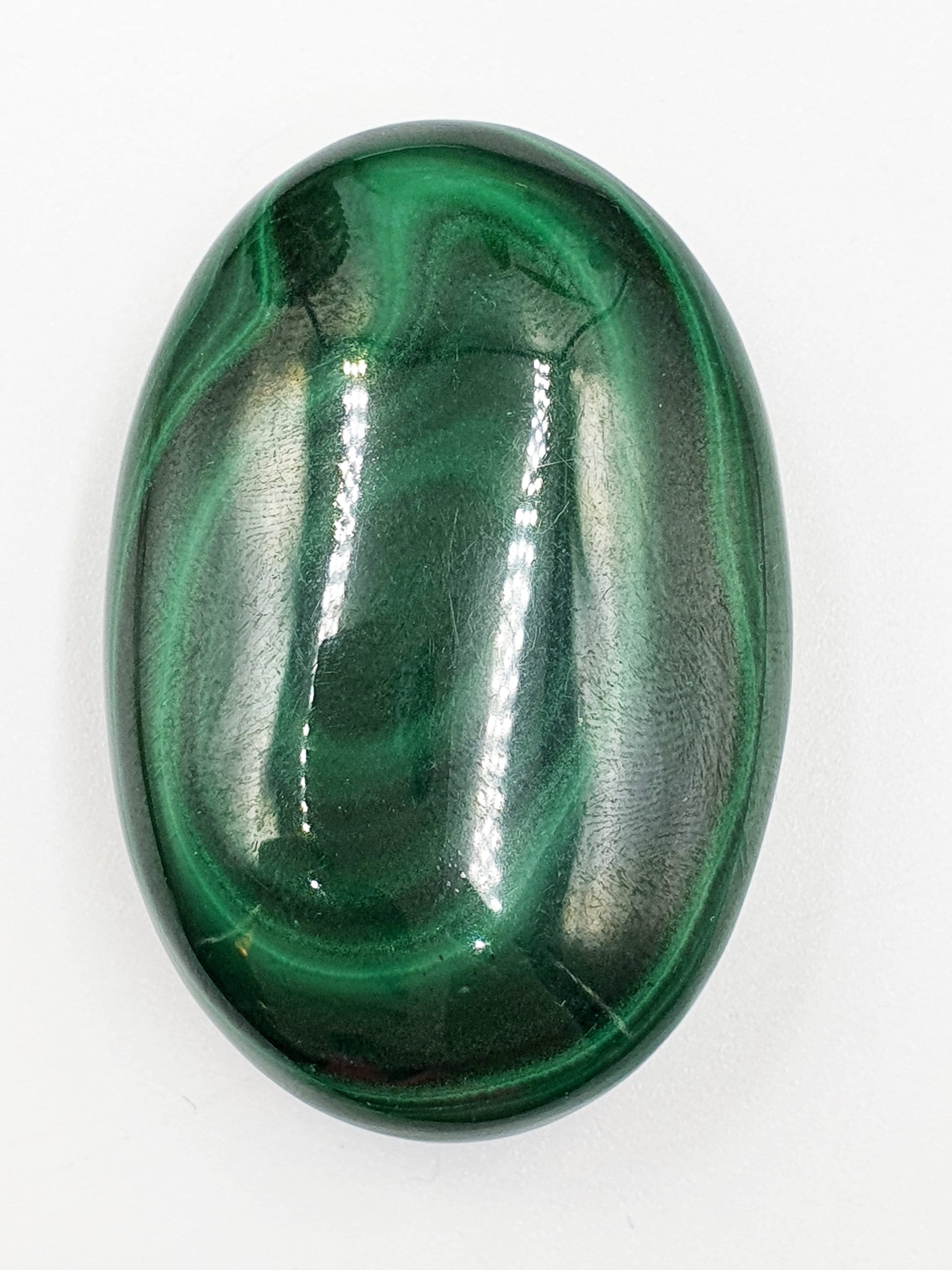 Natural Silky Smooth Malachite Palm