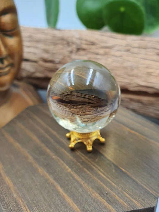 Citrine Sphere with rainbows