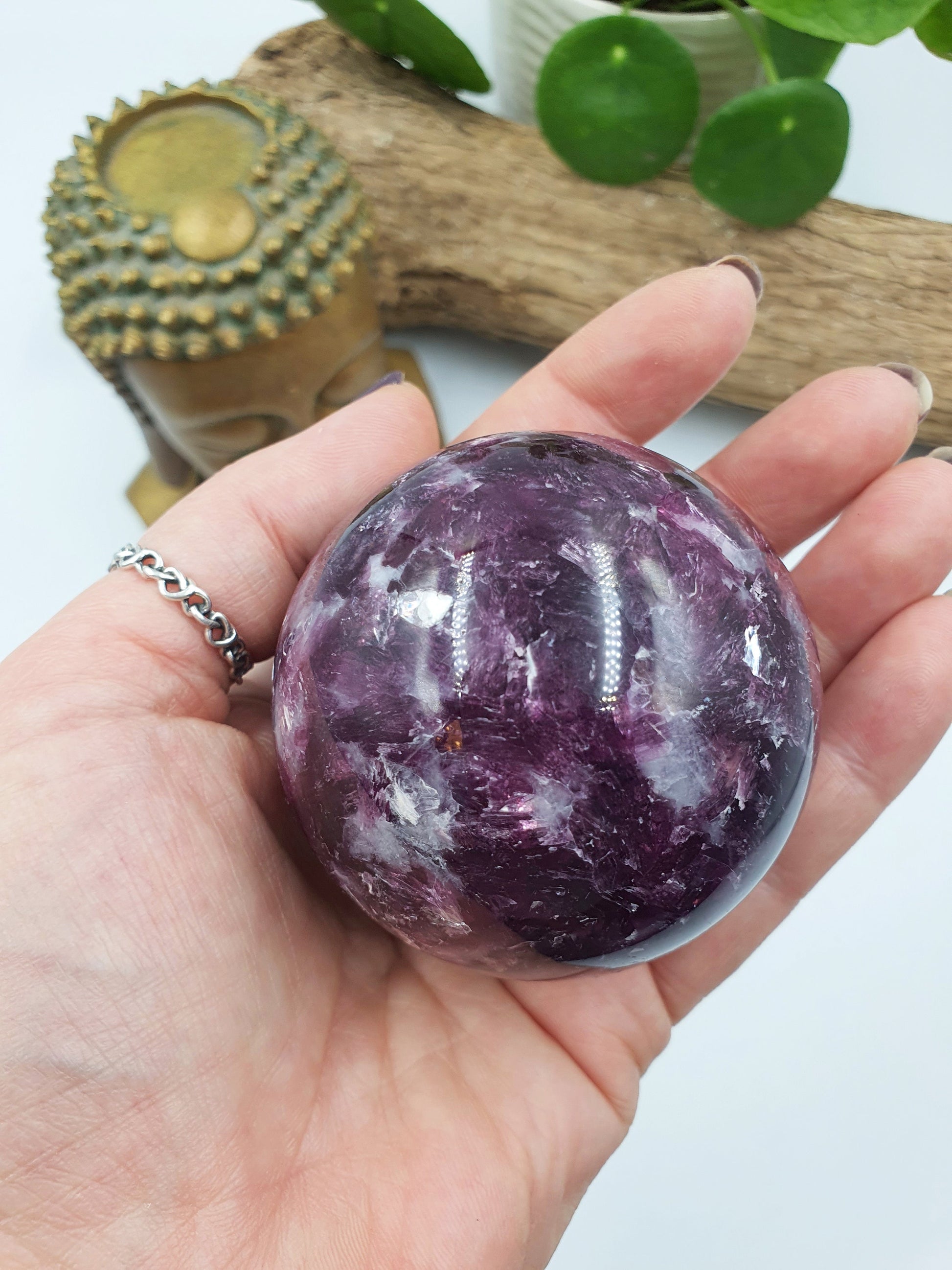 Flashy Purple Mica Sphere