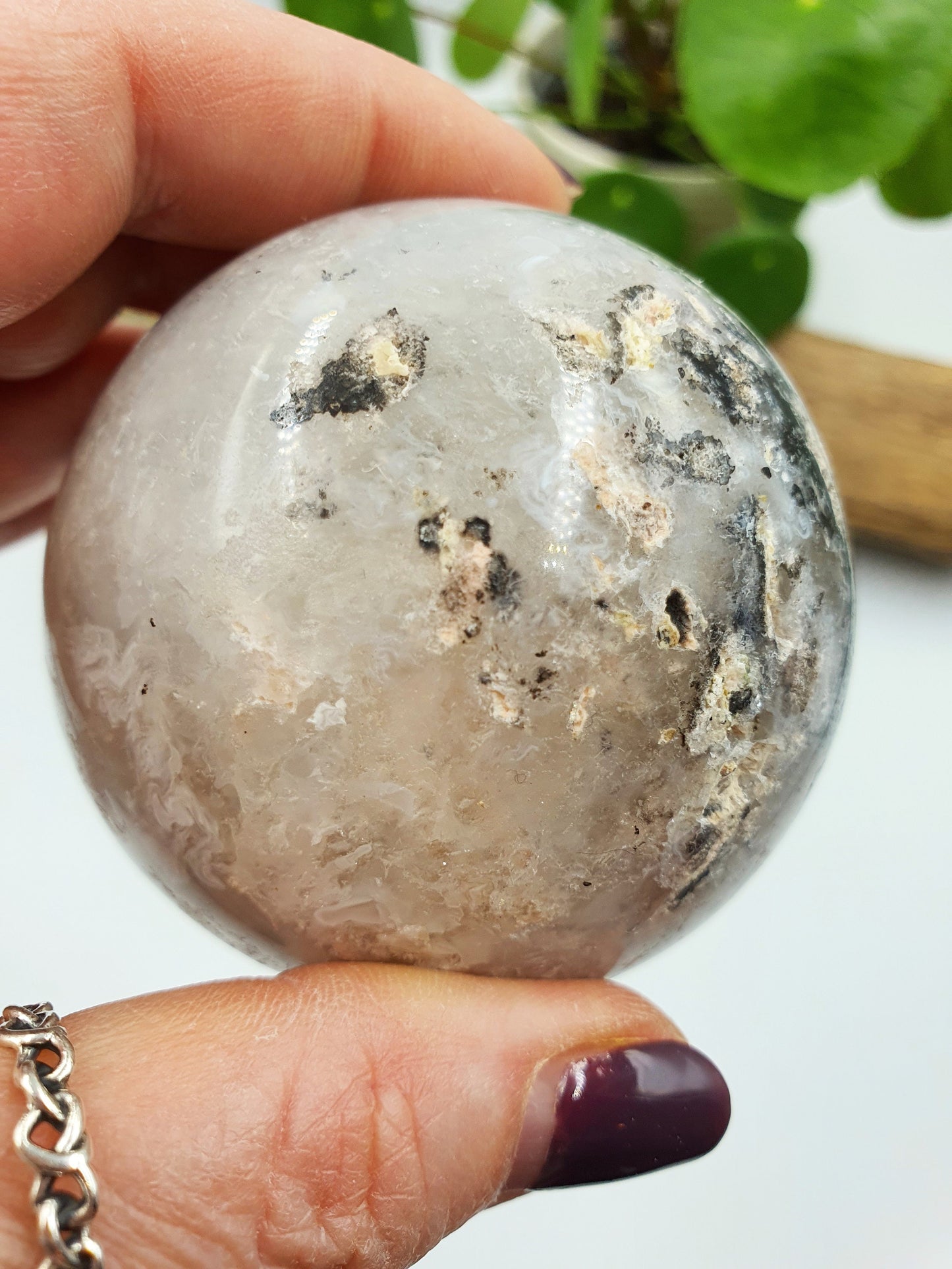 Sparkly Drusy Agate Sphere