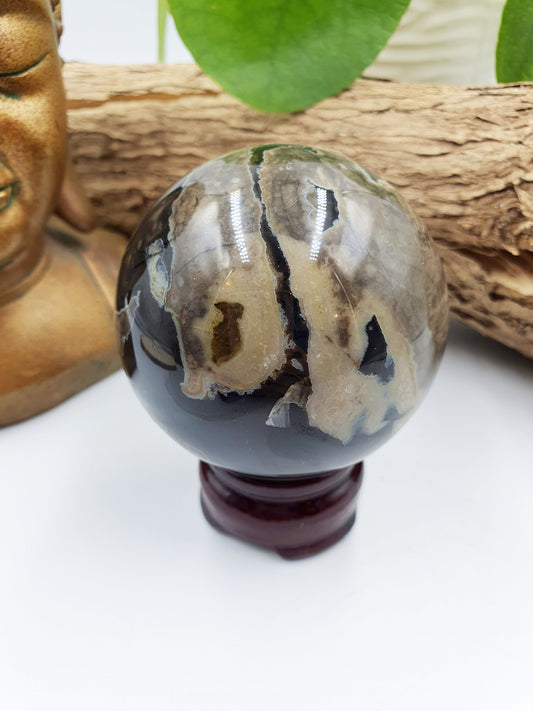 Volcanic Agate Sphere