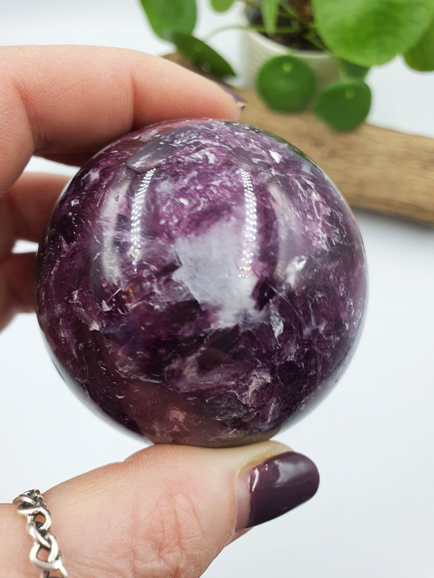 Flashy Purple Mica Sphere