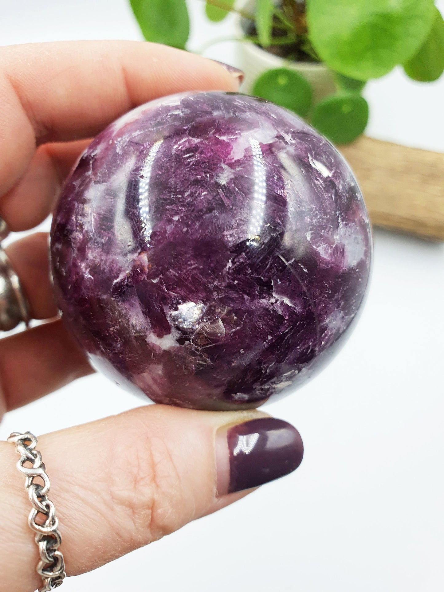 Flashy Purple Mica Sphere