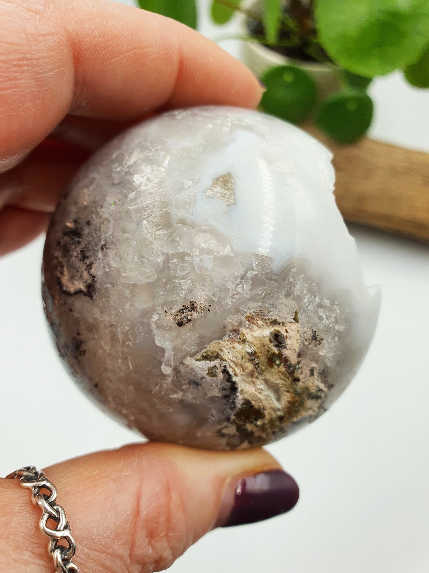 Sparkly Drusy Agate Sphere