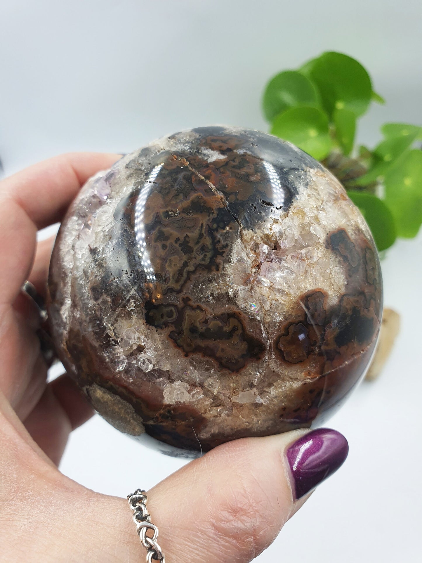 Drusy Agate Sphere