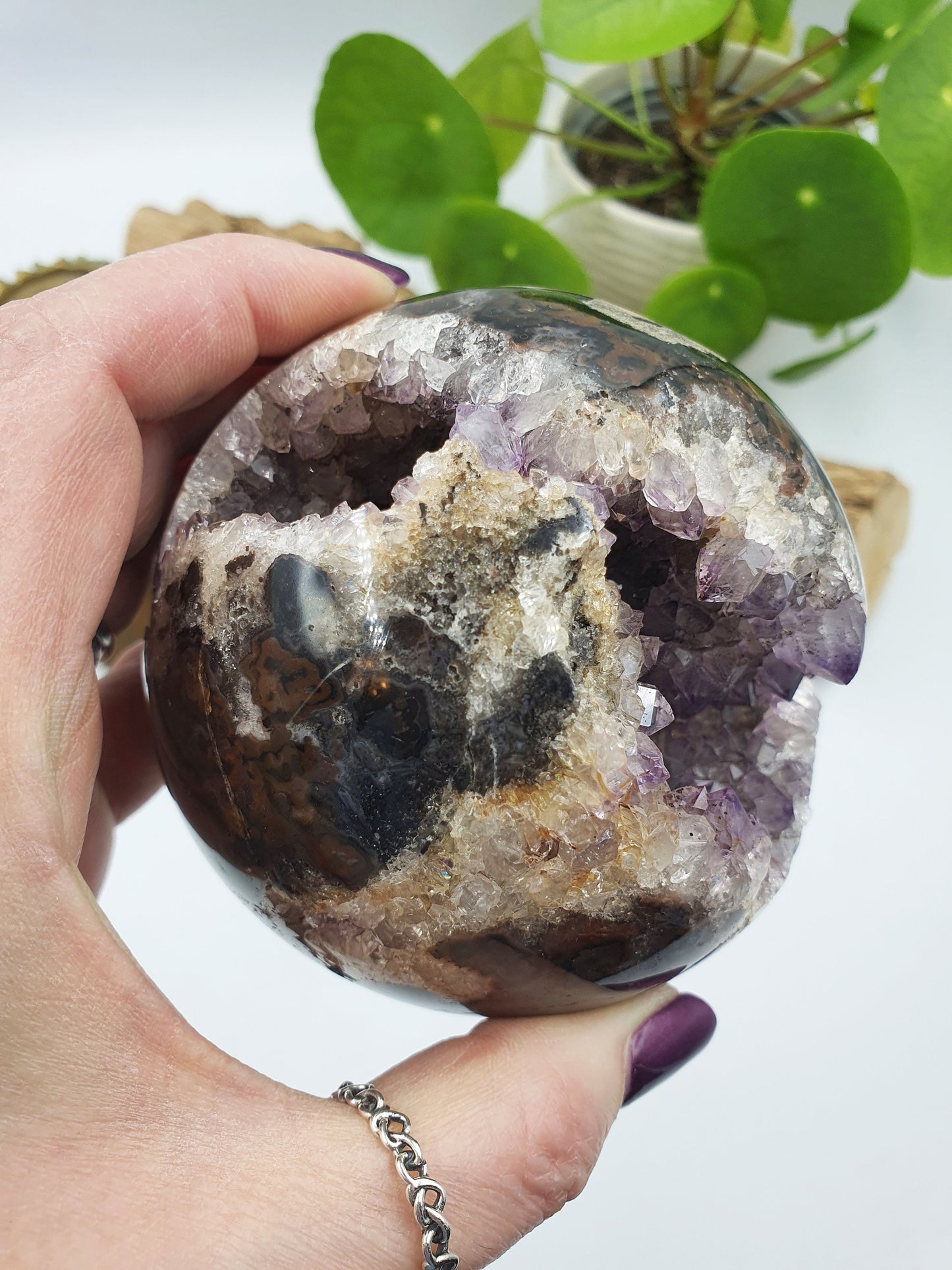 Drusy Agate Sphere