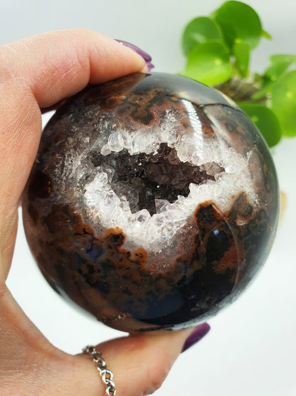 Drusy Agate Sphere