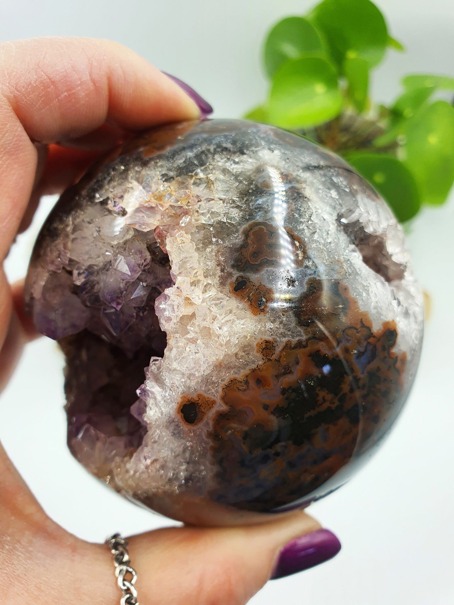 Drusy Agate Sphere