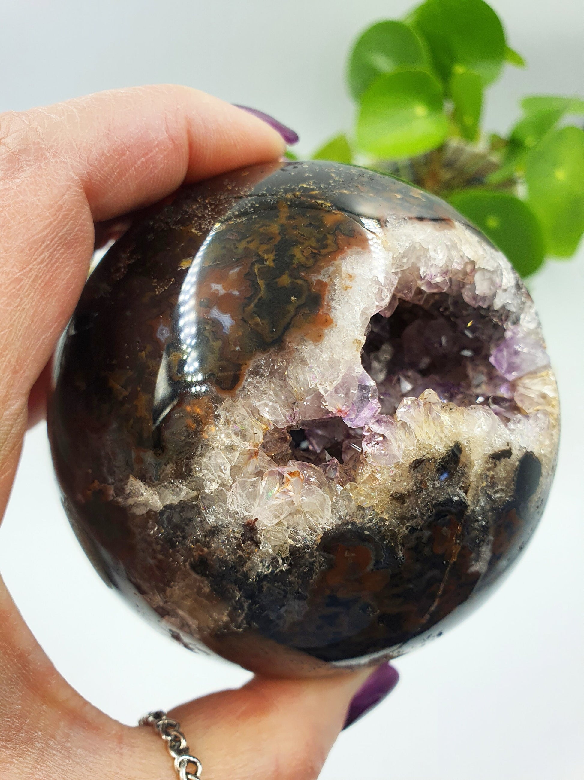 Drusy Agate Sphere