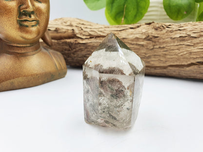 Garden Quartz (Lodolite) Tower