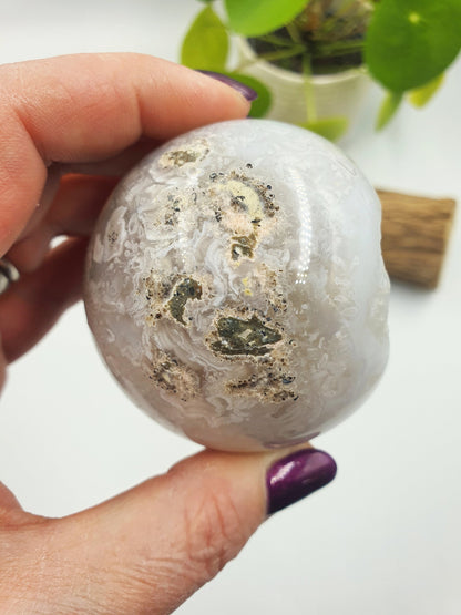 Drusy Agate Sphere