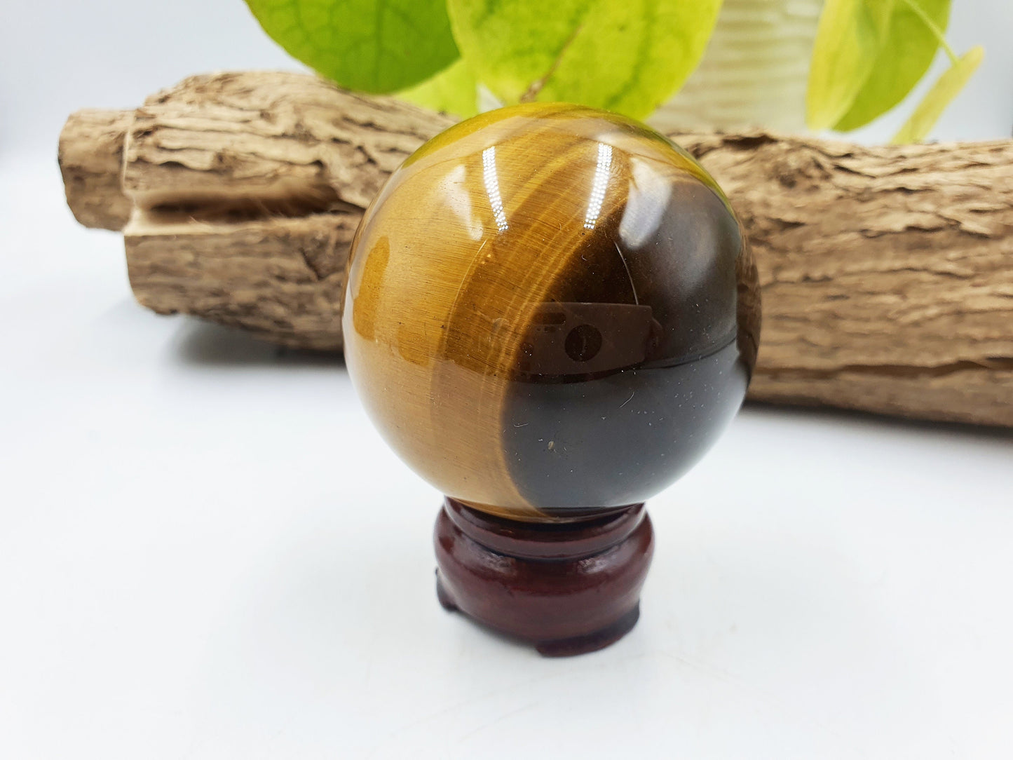 High Grade Flashy Yellow Tigers Eye Sphere