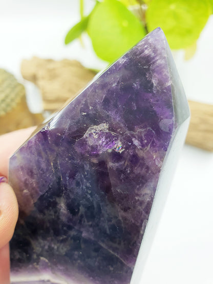 Chevron Amethyst Freeform Point