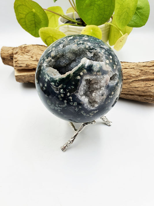 Large Ocean Jasper Sphere