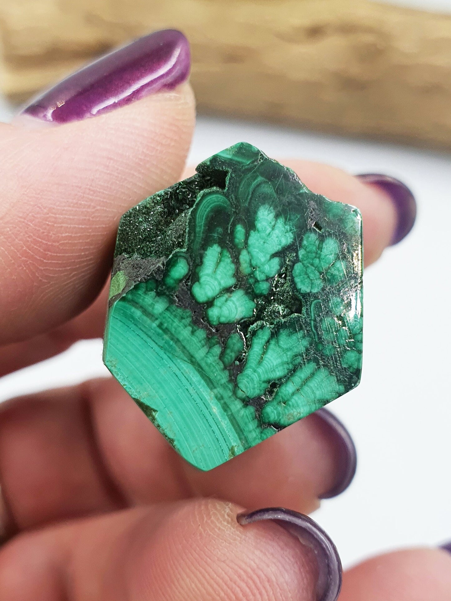 Natural Mini Malachite Point (A Grade)