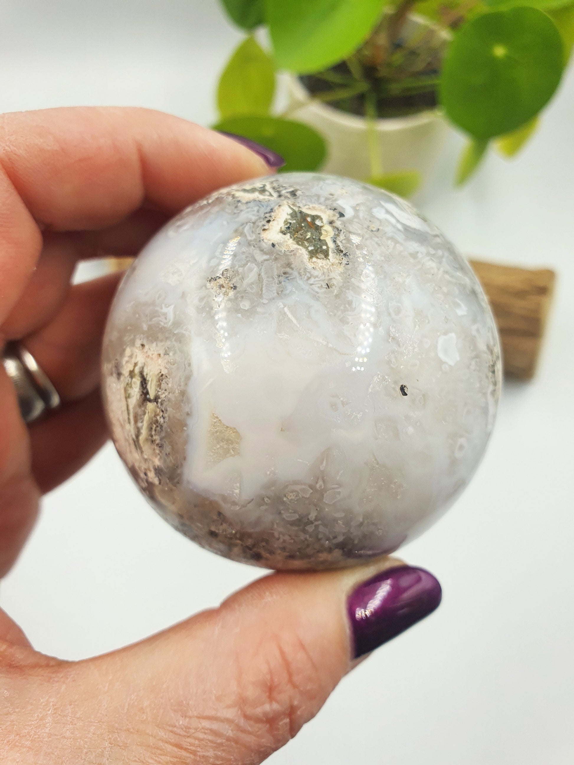 Drusy Agate Sphere