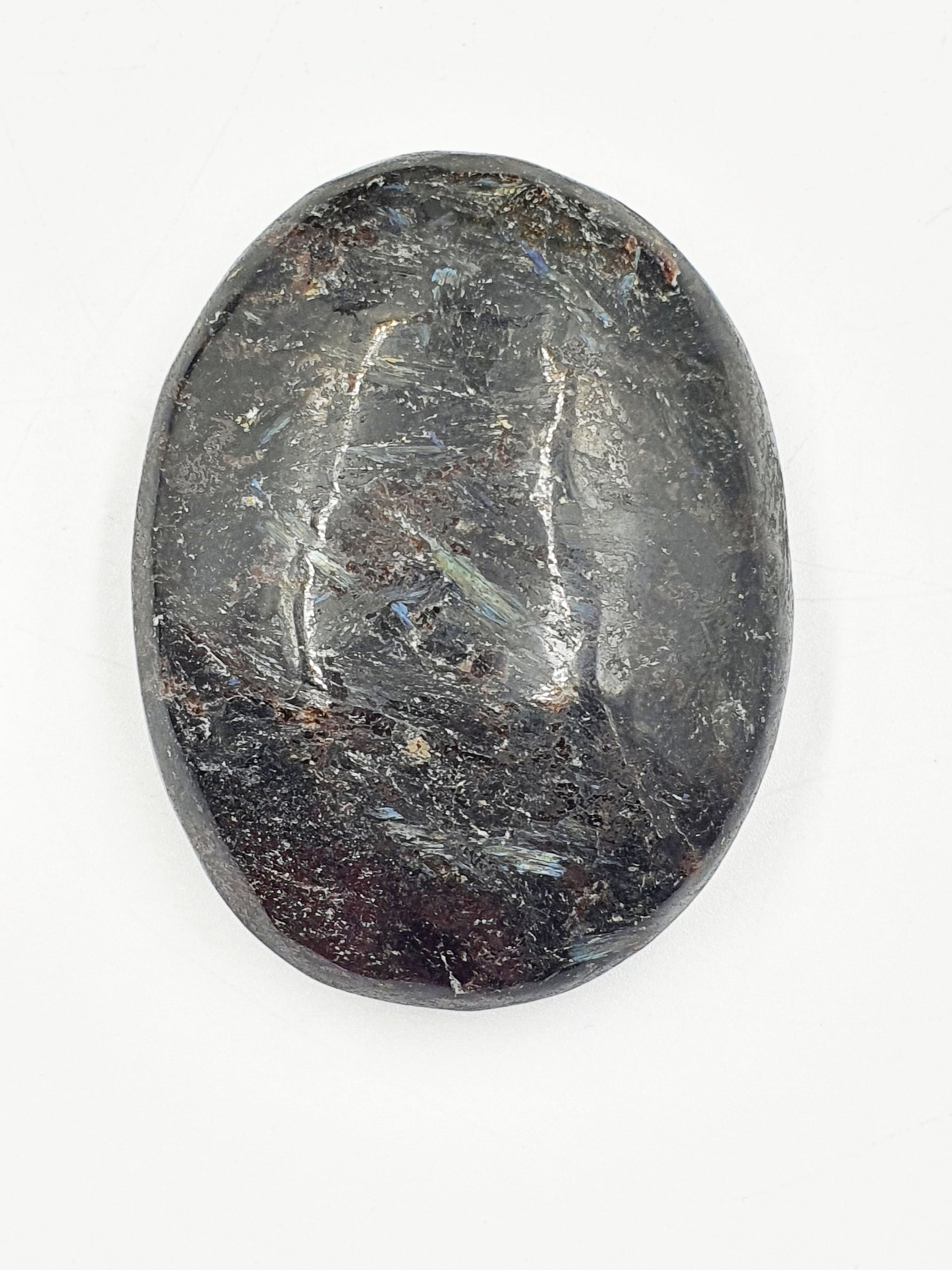 Astrophyllite and Garnet Palm