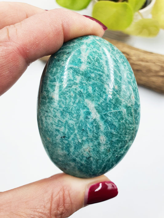 Large Flashy Amazonite Palm