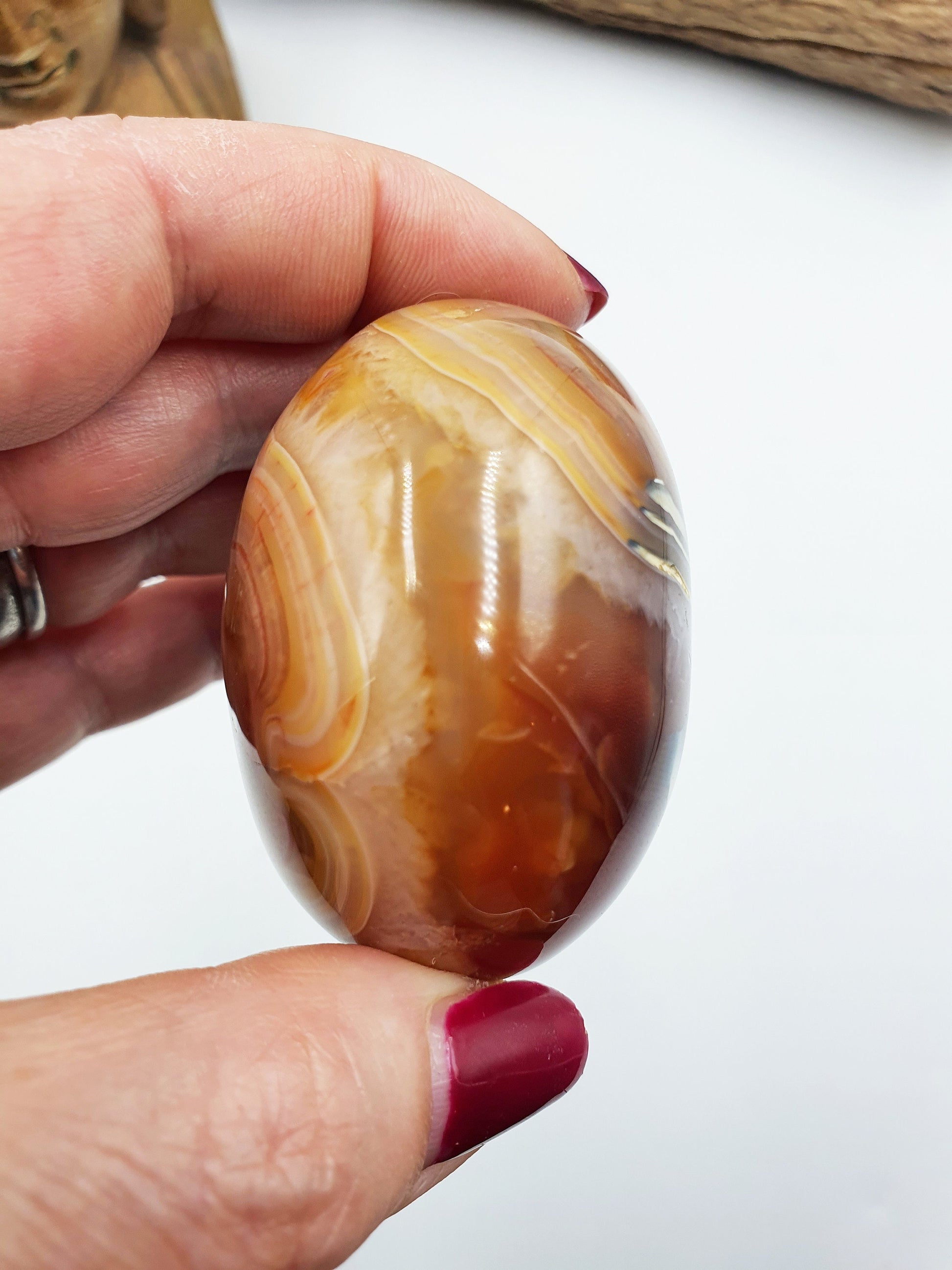 Large Carnelian Palm