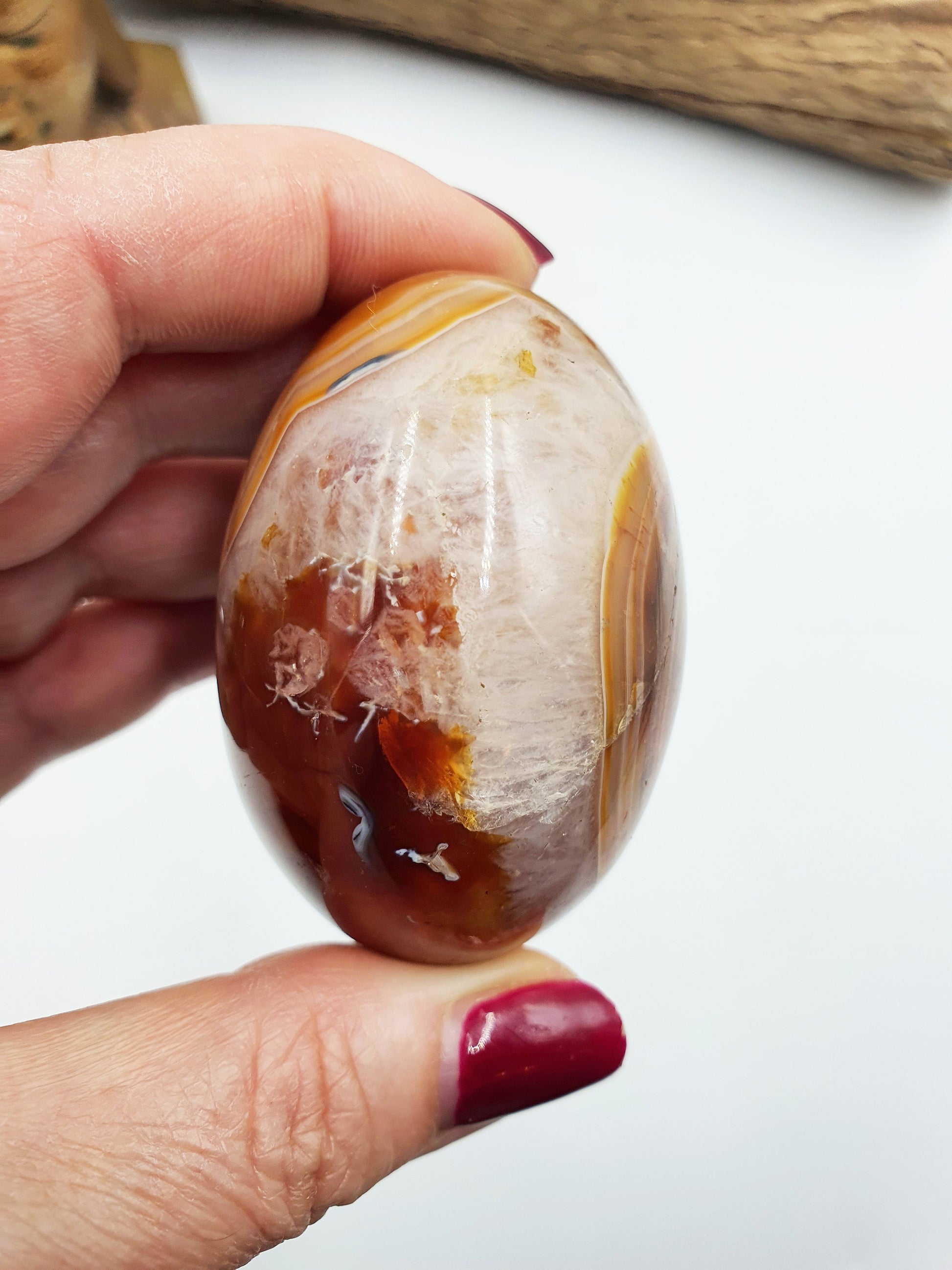 Large Carnelian Palm