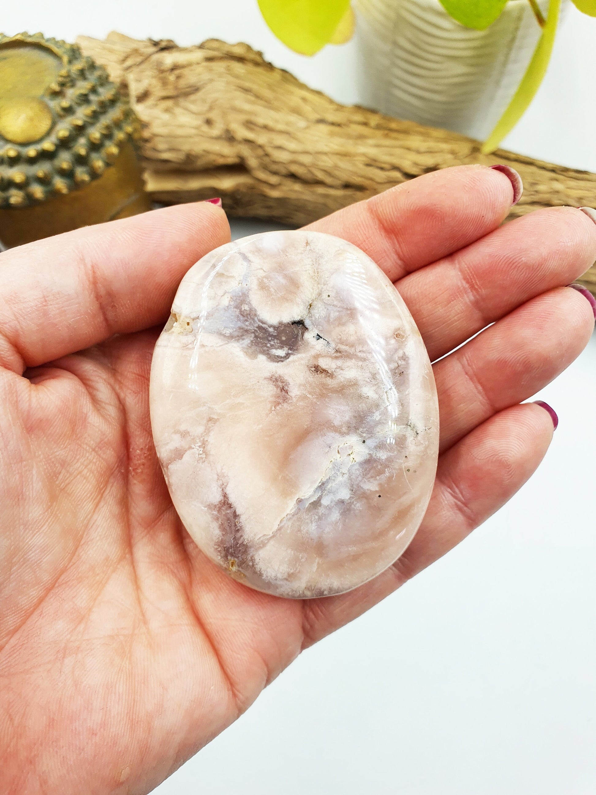 Large Pink Amethyst Palm