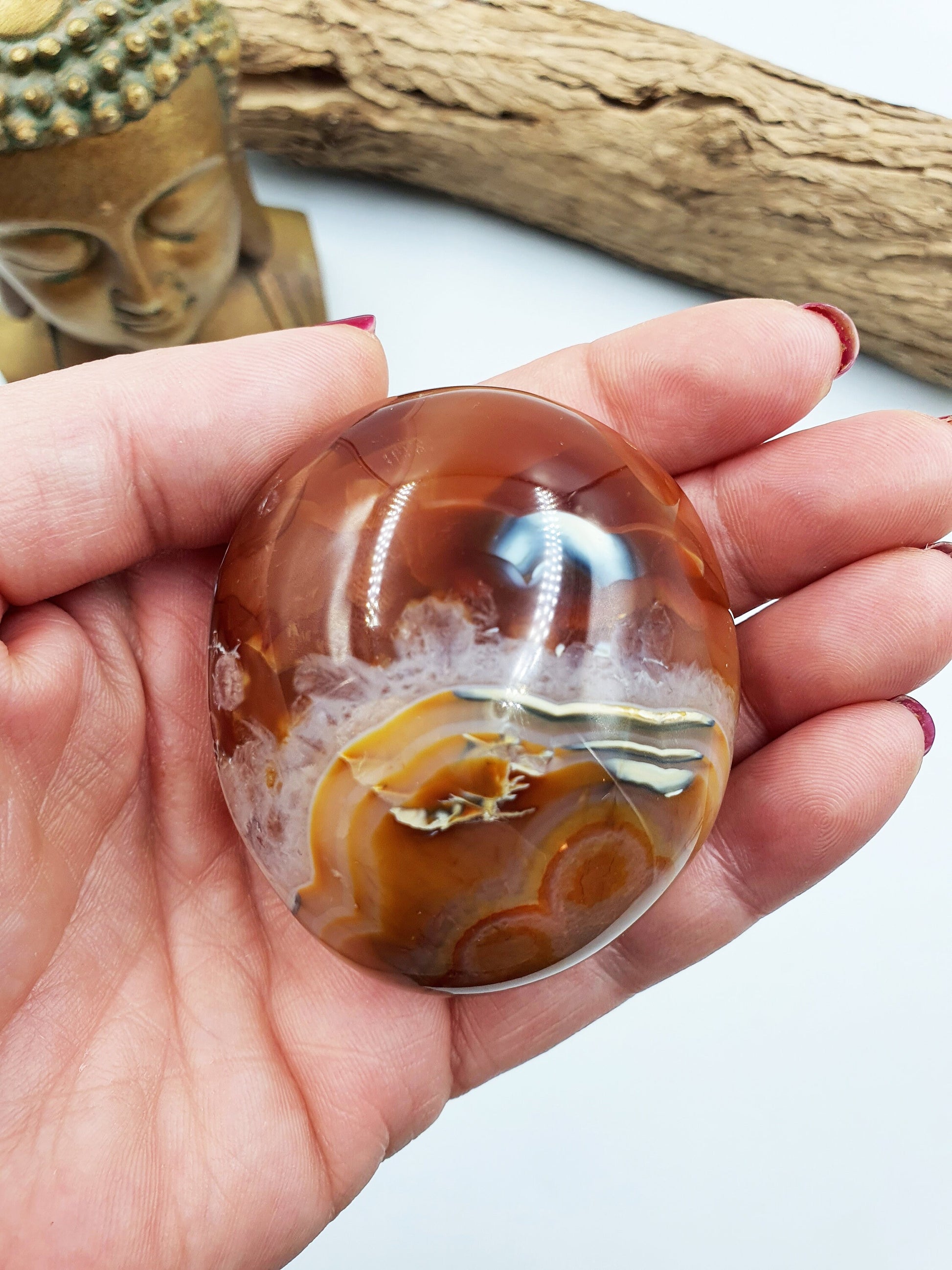 Large Carnelian Palm