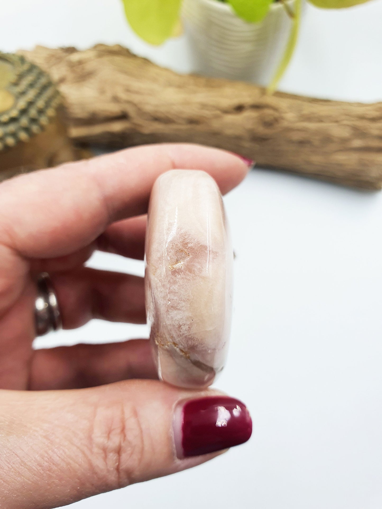 Large Pink Amethyst Palm