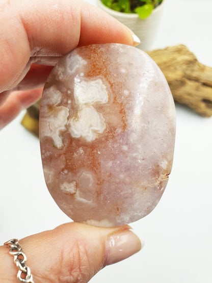 Large High Grade Pink Amethyst Drusy Palm